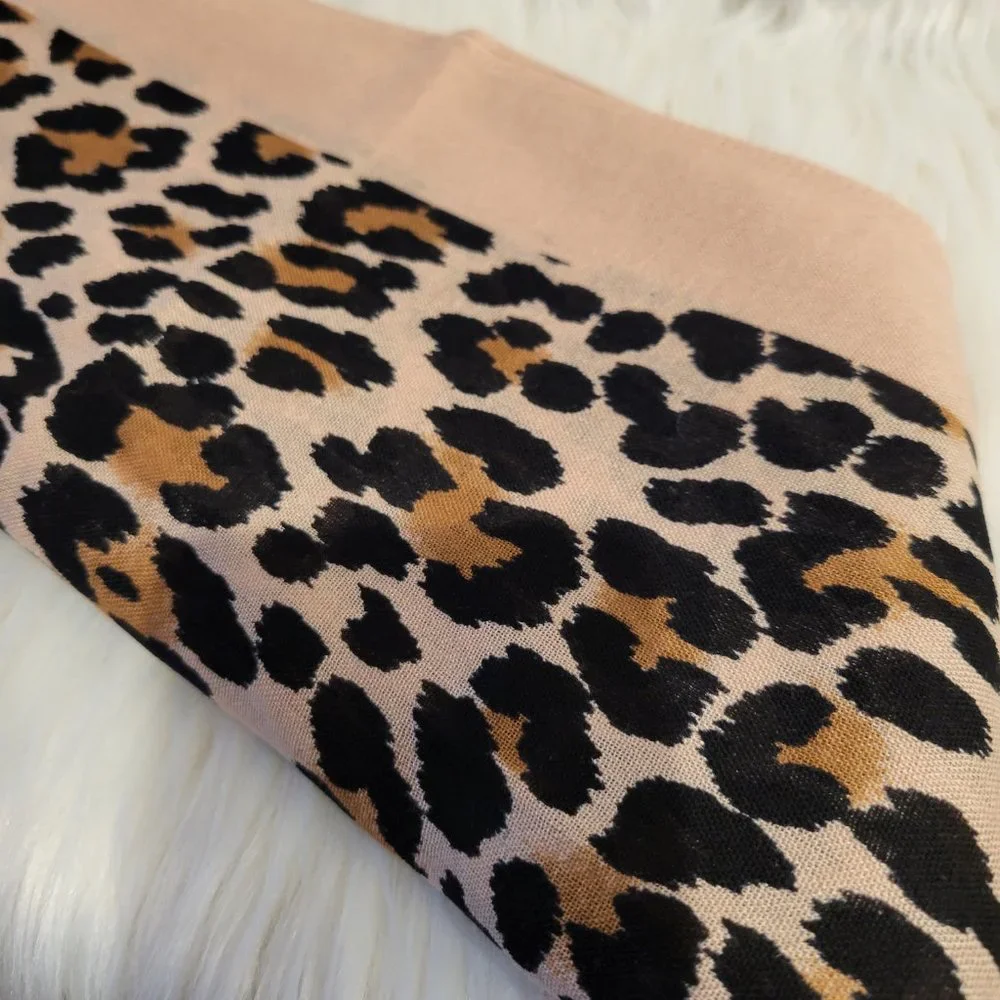Kate Spade Leopard Print Scarf